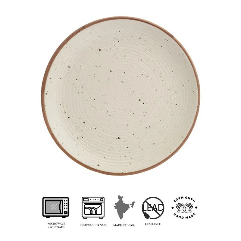 Classic Off (White Quarter Plate) - Set Of Six media 9