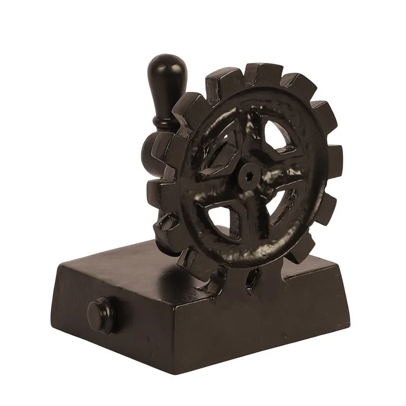 The Gearlock Bookend (Gold & Black) - Set Of Two media 5