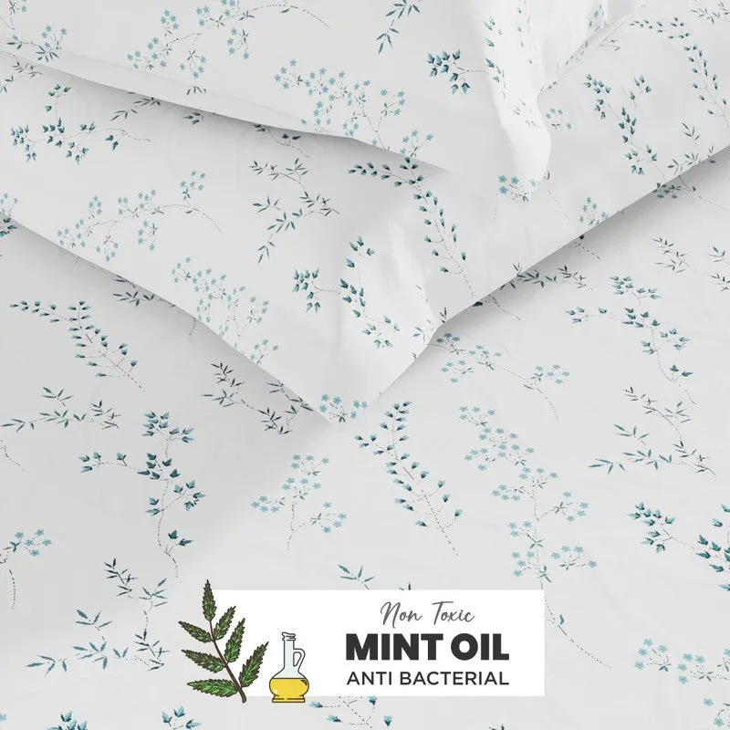 Fenric Cotton Bedsheet (White) - 144 TC media 6