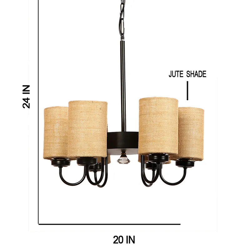 Viya Cylindrical Ceiling Lamp - Beige media 4