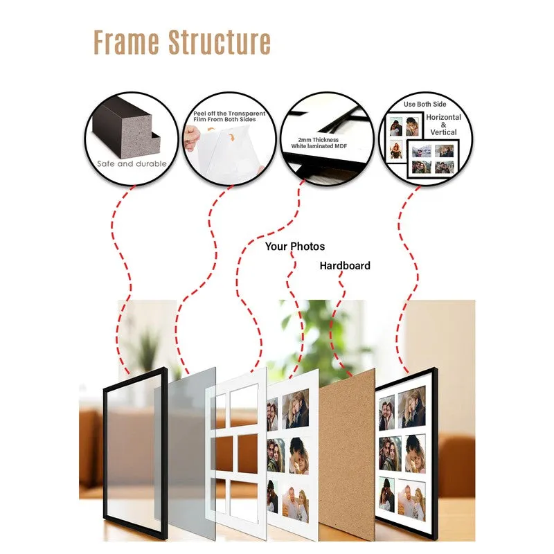 Preciora Collage Photo Frame - White media 4