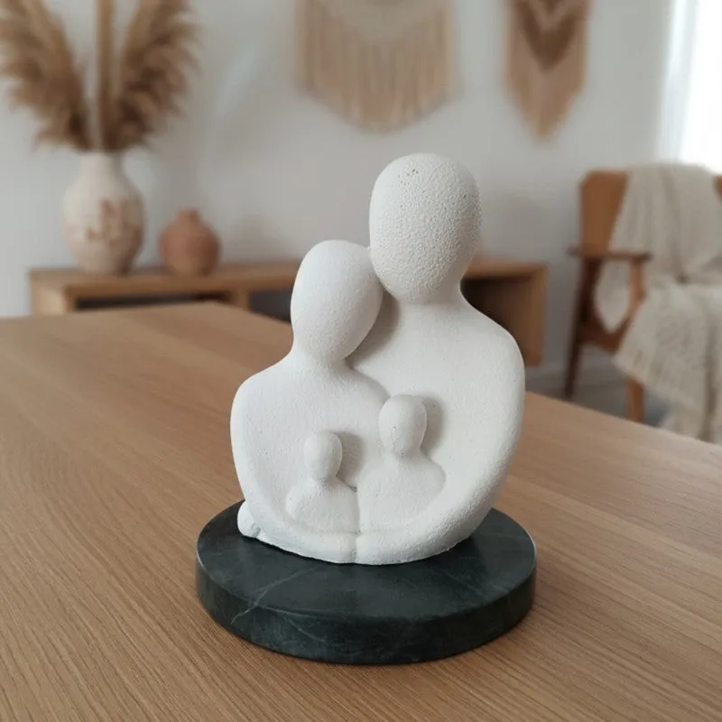 Unity Family Resin Showpiece - White media 3