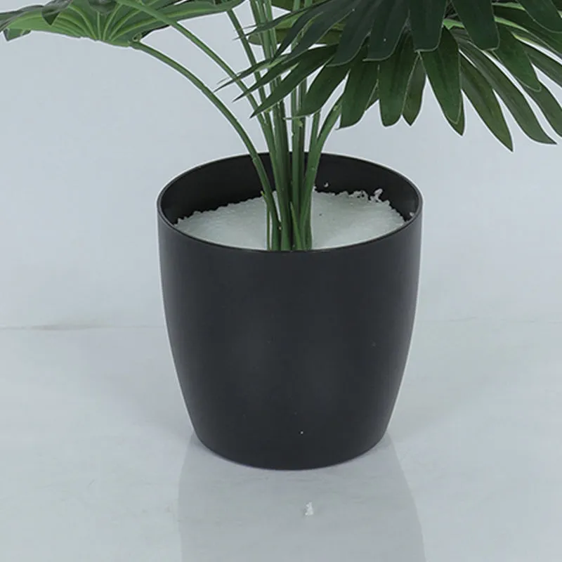 Edela Artificial Palm Tree With Black Plastic Pot - 1.8 Feet media 3