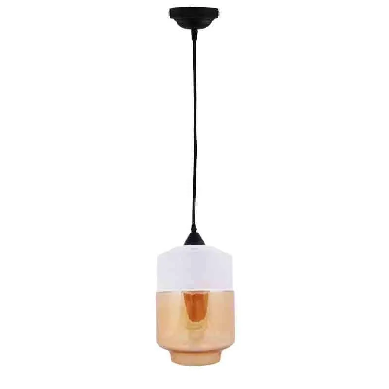 Bullet LED Glass Ceiling Lamp - White media 3