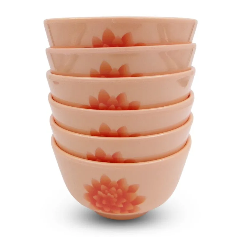 Aura Snack Melamine Snack Bowls (140 mL Each) - Set of Six media 4