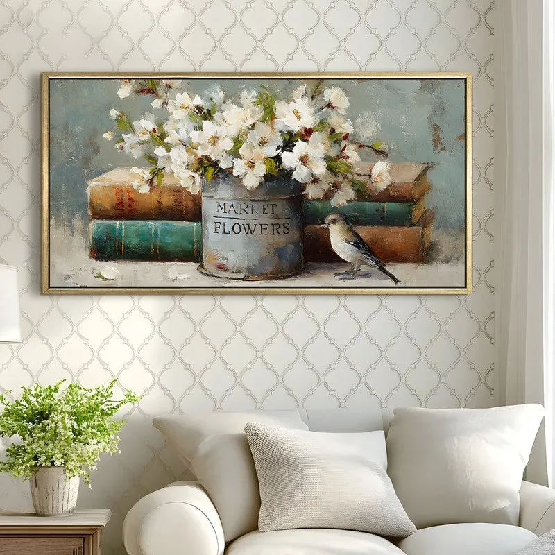 Storybook Canvas Wall Painting With Frame media 4
