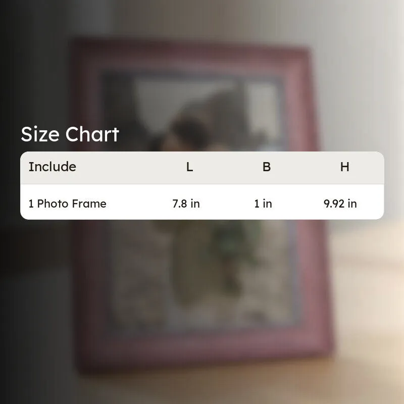 Elegant Vintage Style PVC Photo Frame - Pink media 11