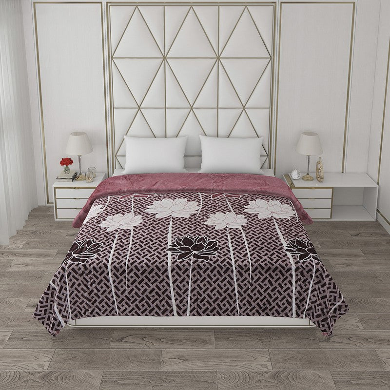 Monte Carlo Velvet Harmony Reversible Blanket - 850 GSM - Queen/Double