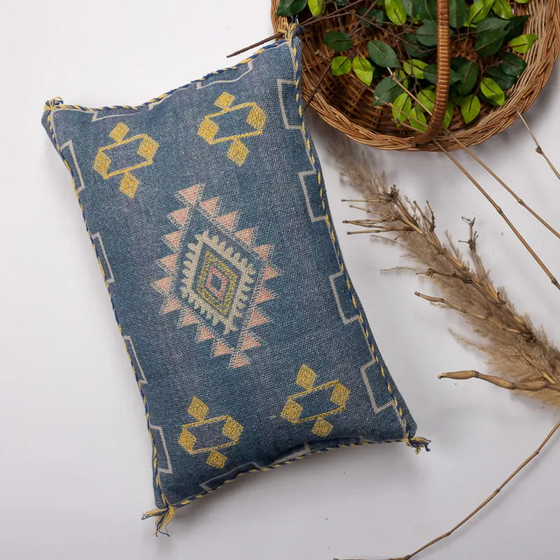 Tribal Glyph III Embroidered Cushion Cover media 5