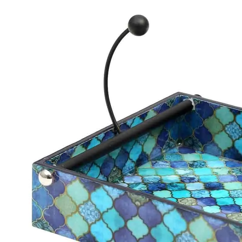 Ombre Checkered Tissue Holder media 4