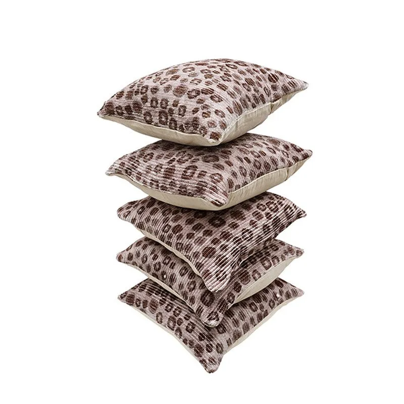 PixelMosaic Cushion Cover (Brown) - Set Of Five media 5