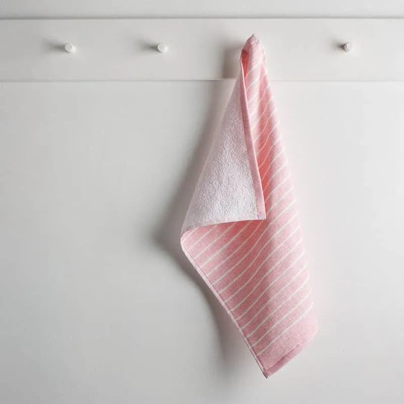 Imrie Cotton Terry Hand Towel (Pink) - Set Of Two media 4