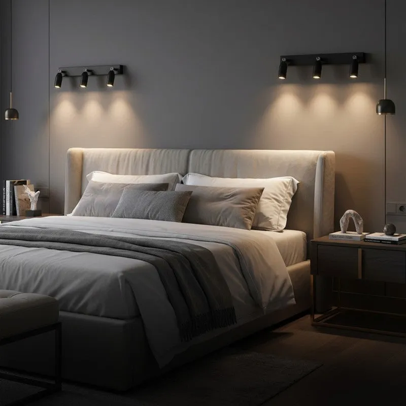 Solis  Triple Iron Wall Lamp media 6