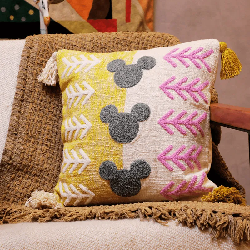 Plush Pavilion Tufted Cushion Cover - Multicolor media 1