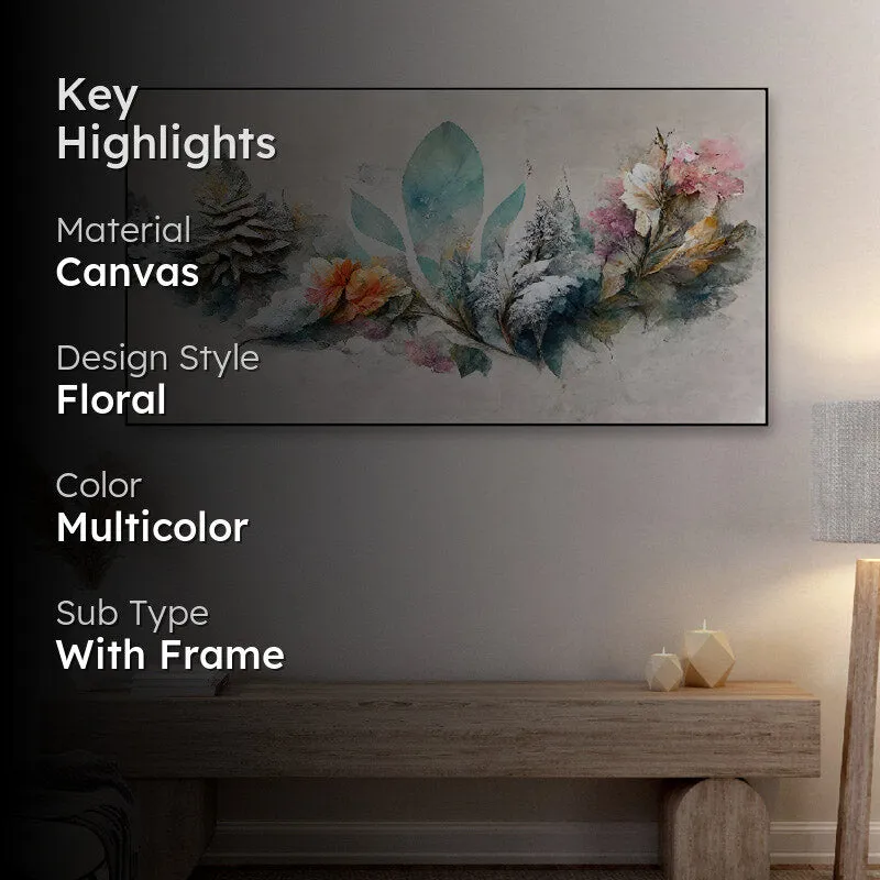 Flora Garland Canvas Wall Painting media 2