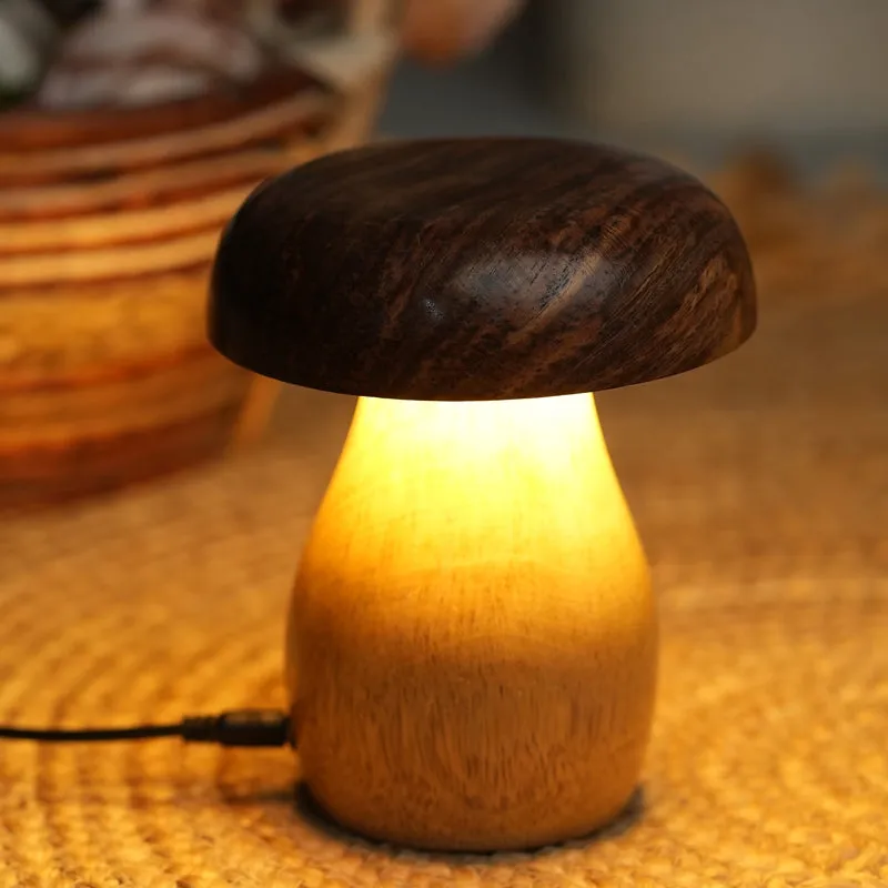 ArtGlow Boho Mango Wood Table Lamp - Beige media 3