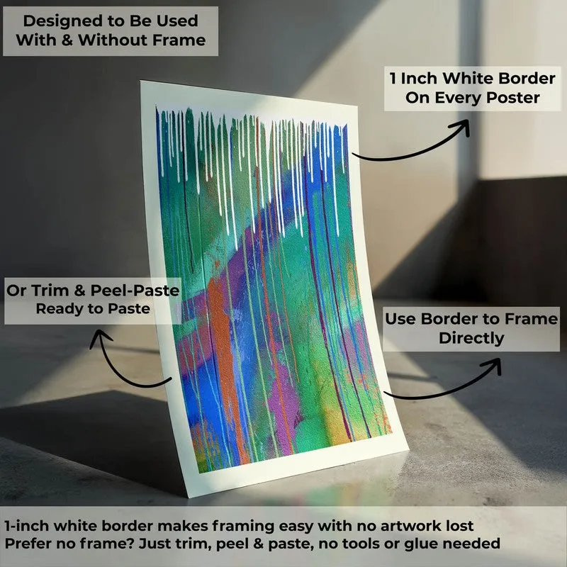 Vibrant Flow Wall Poster media 10