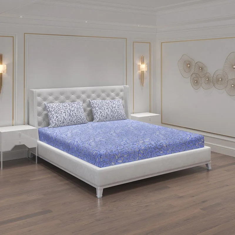 Monte Carlo Floria Luxe Cotton Bedheet (Lavendor) - 104 TC media 1