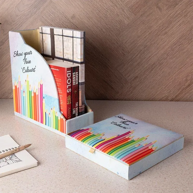 Color Crayon Organiser Set (Doodle Collection) - Set Of Two media 3