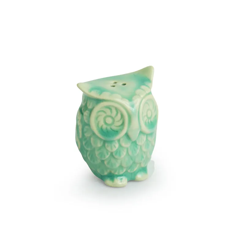 Oceano Handcrafted Owl Salt & Pepper Shaker - Set Of Two media 4