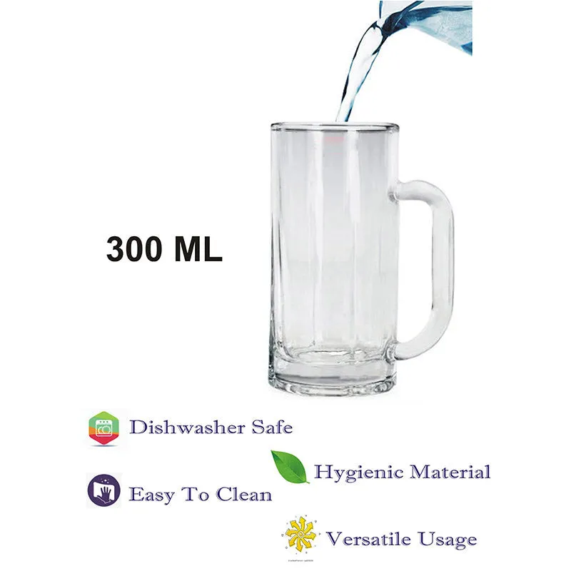 Kanva Beer Mug (300 ML) - Set Of Six media 4