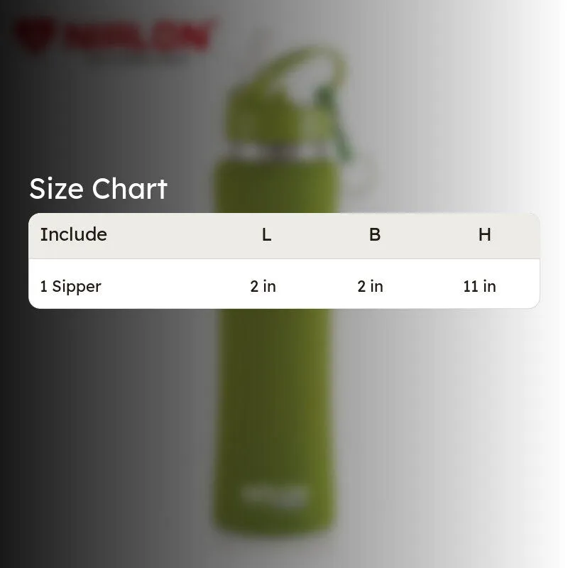 Valento Sipper Water Bottle (Green) - 750 mL media 7