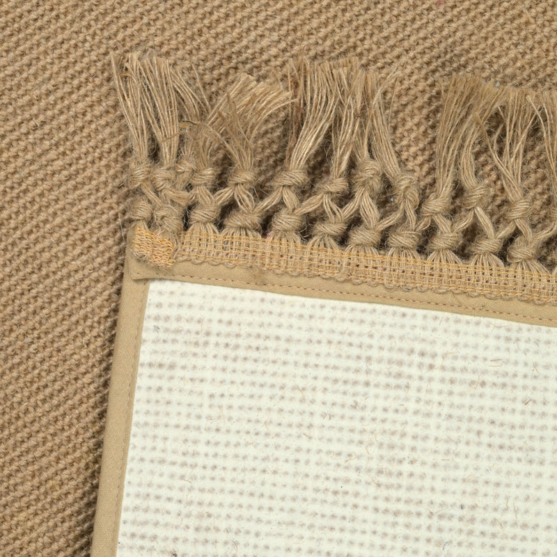 Santra Anti-Slip Jute Door Mats with Fringe media 6