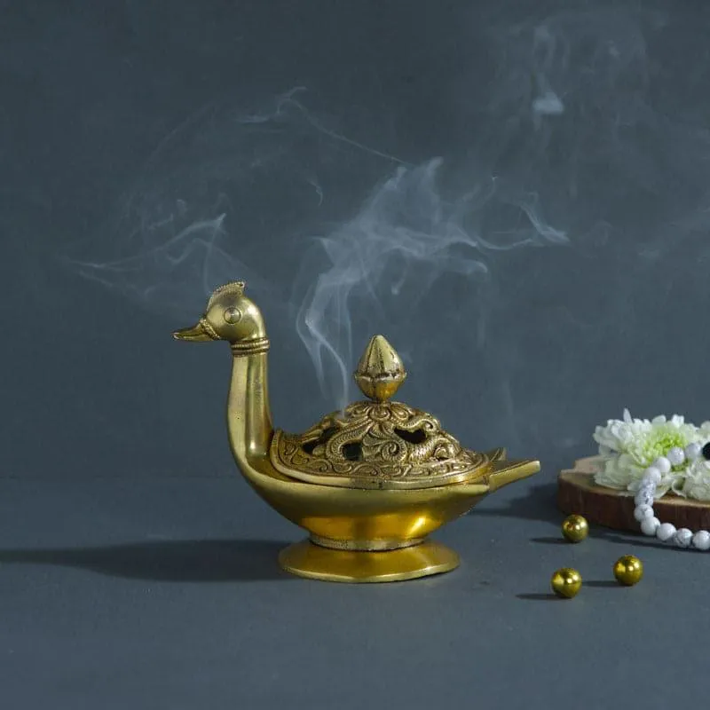 Legha Swan Loban Dhoop Holder media 1