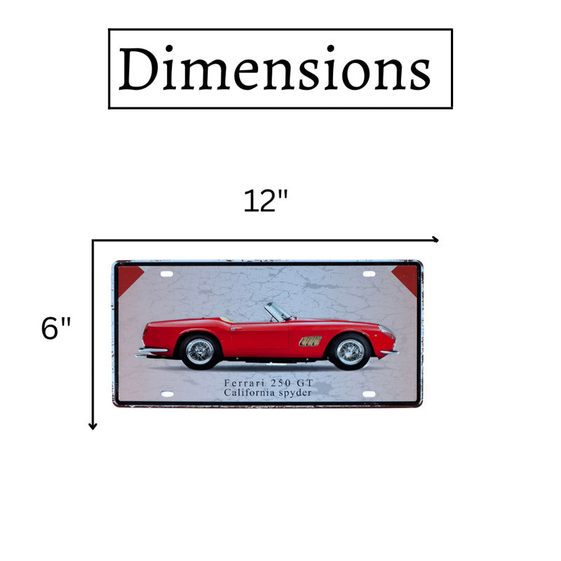 Ferrari 250 Gt Metal Wall Accent media 7