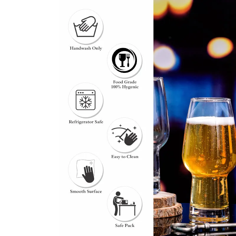 Remy Beer Glass (470 ML) - Set Of Four media 5