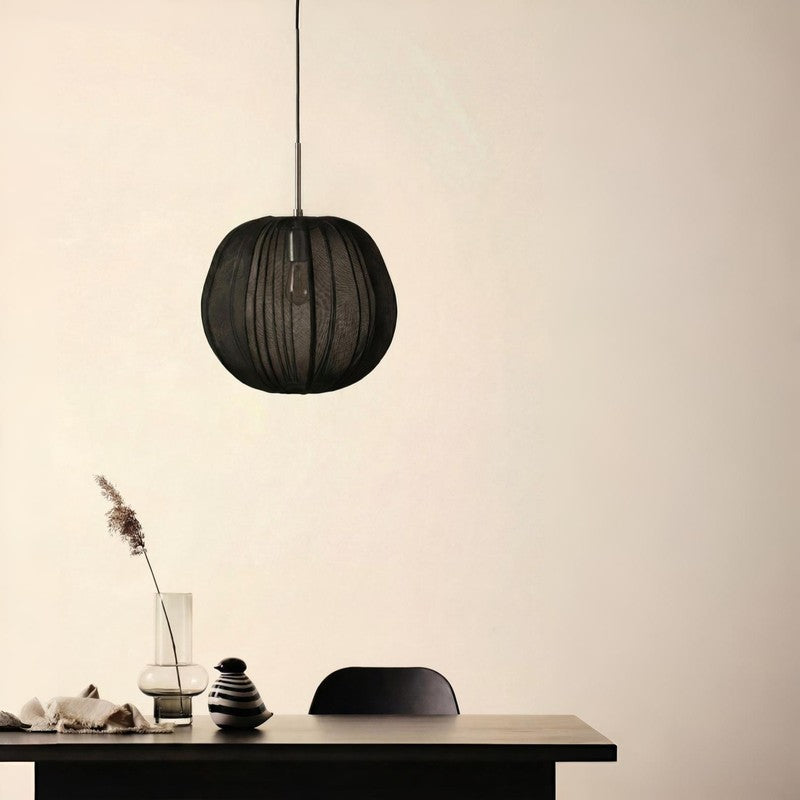 Fig Living Luxe Collection Ceiling Lamp - Black & Silver media 3
