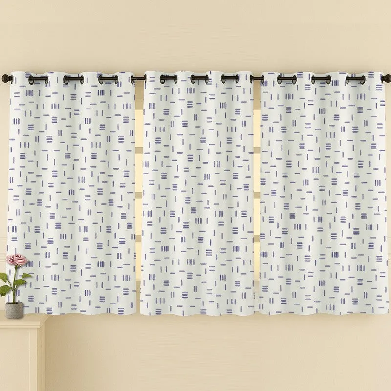 GeoPop Cotton Curtains - Set Of Three media 4