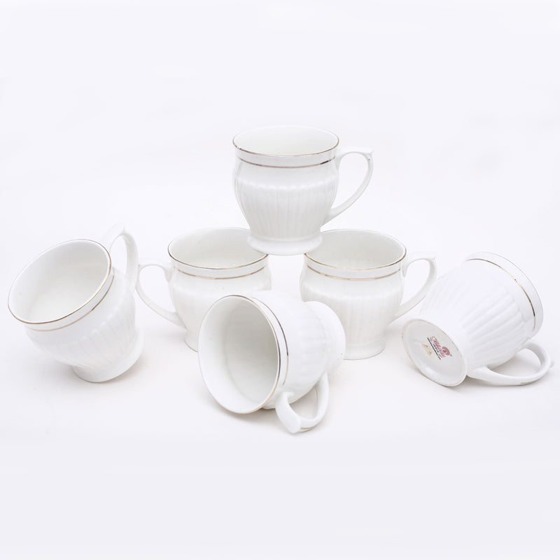 Wolf Bone China Tea Cup (175 mL Each) - Set of Six