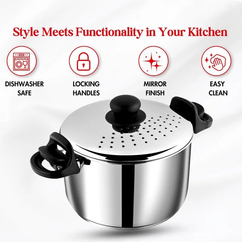 Vinod Zyric Cooking Pot with Lid - 4000 mL media 9