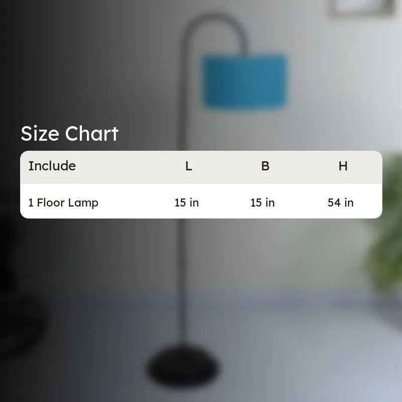 Lucciola Arched Floor Lamp - Blue media 5
