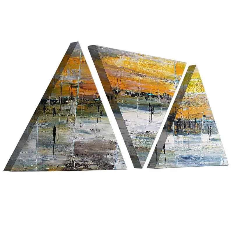 Neutral Vista Canvas Wall Art - Set Of Three media 3