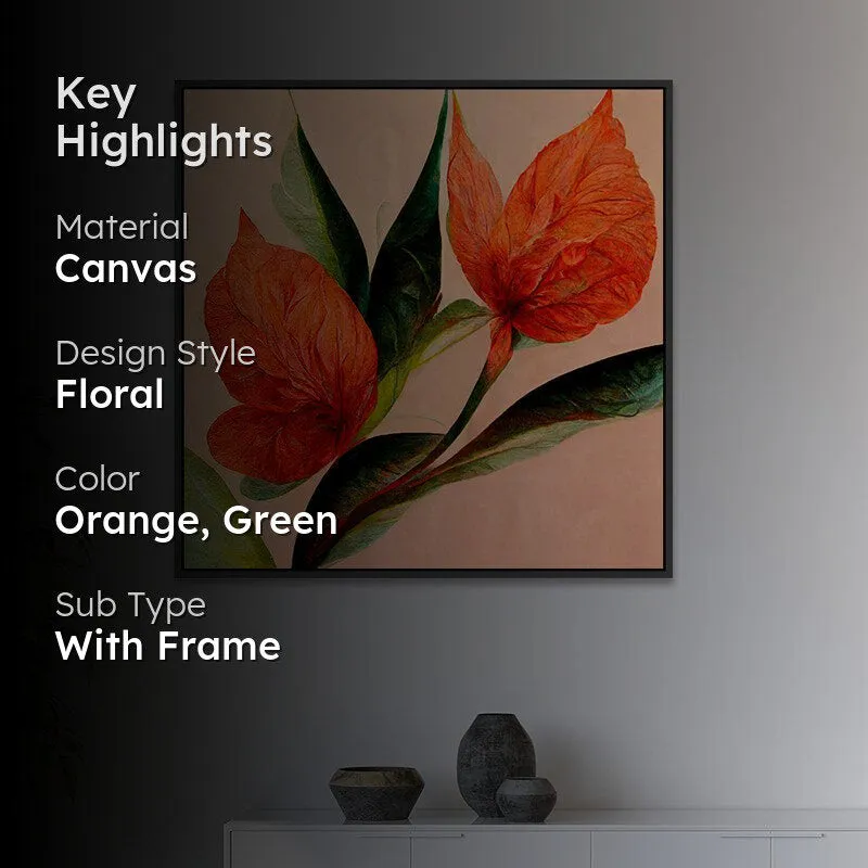 Flowers Blooming Canvas Wall Painting media 2