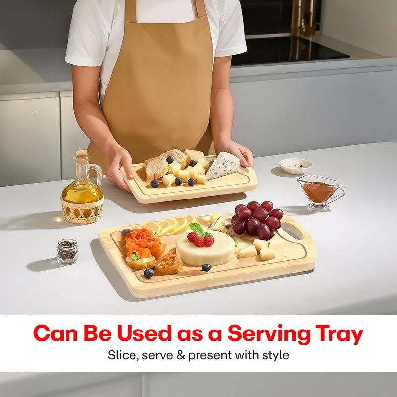 Rioware TimberEase Kitchen Prep Board (Beige) - Set Of Three media 5
