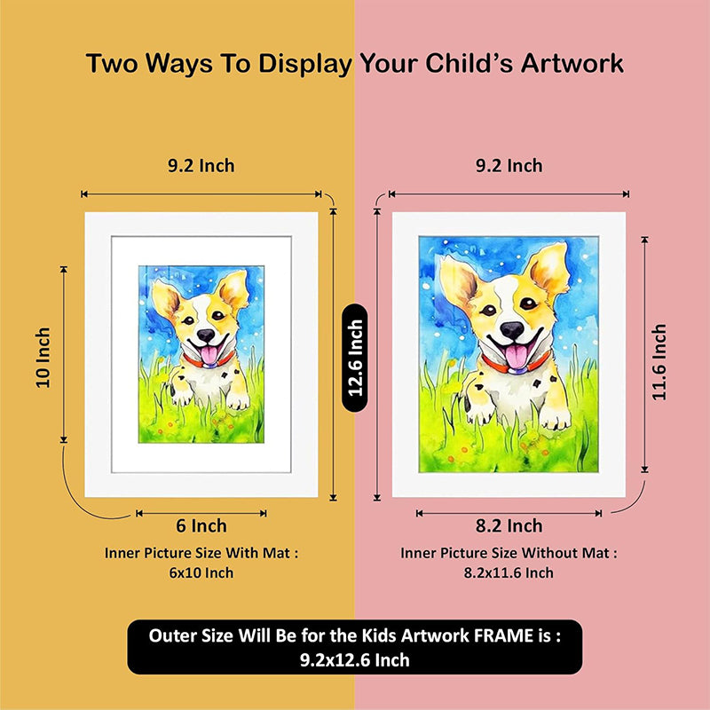 Kiddo Art Wooden Photo Frame - White media 8