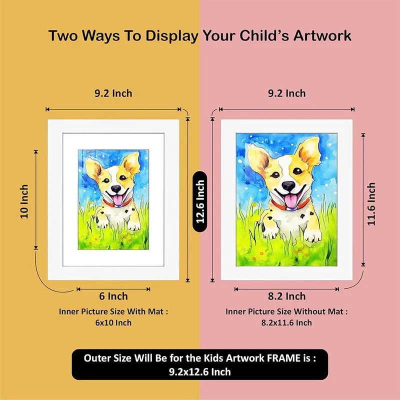 Kiddo Art Wooden Photo Frame - White media 8