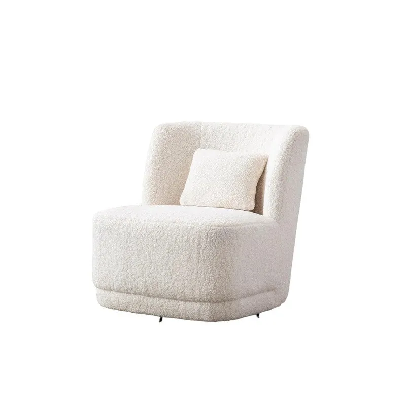 Urbano Neem Wood Accent Chair - Beige media 4