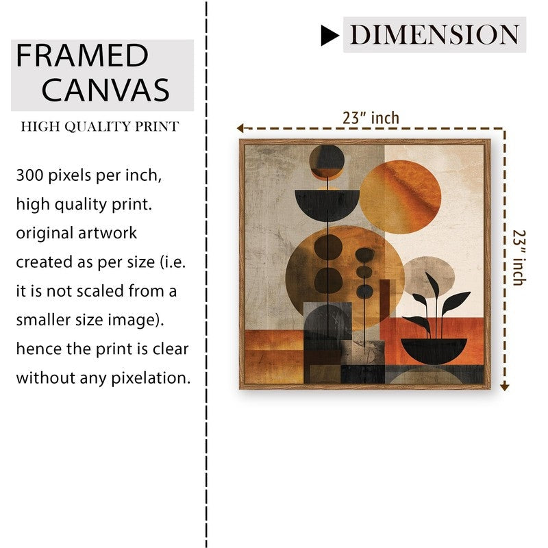 Mystic Geometry Canvas Wall Art With Frame media 9