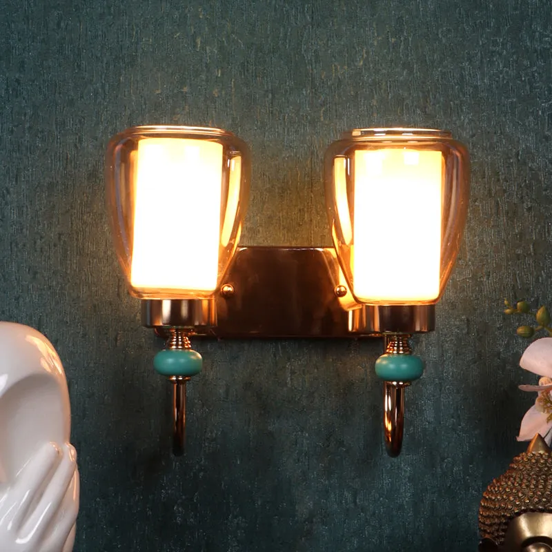Deno Duo Iron Wall Lamp media 1
