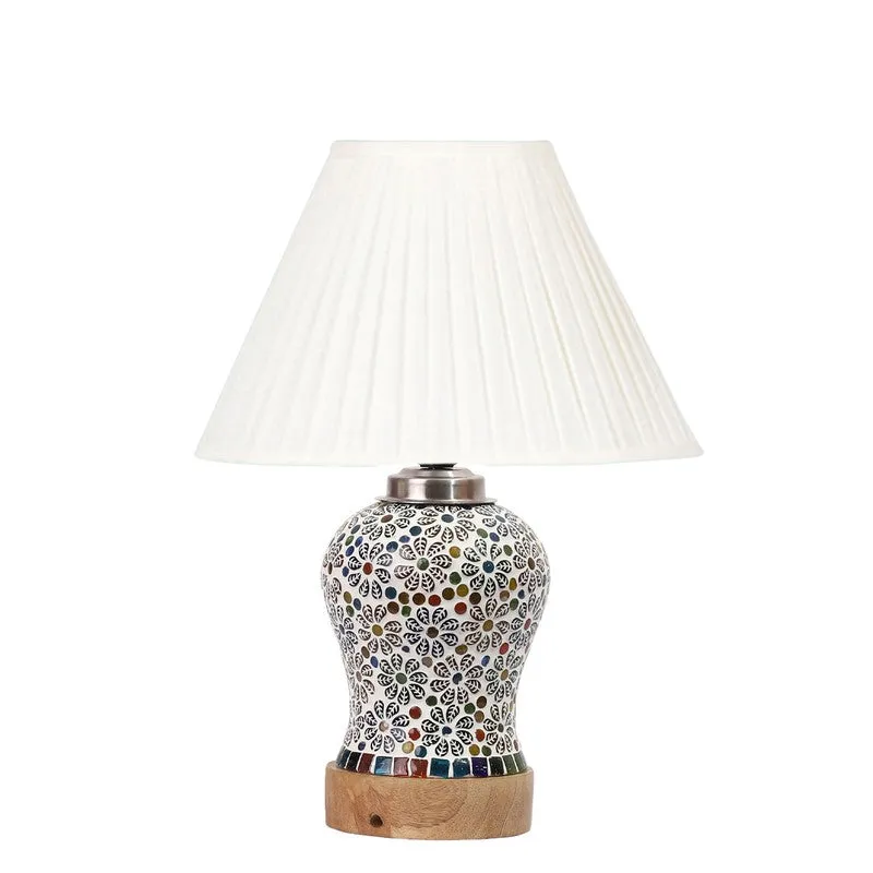 Santora Pleatra Wooden Table Lamp - Multicolor media 5