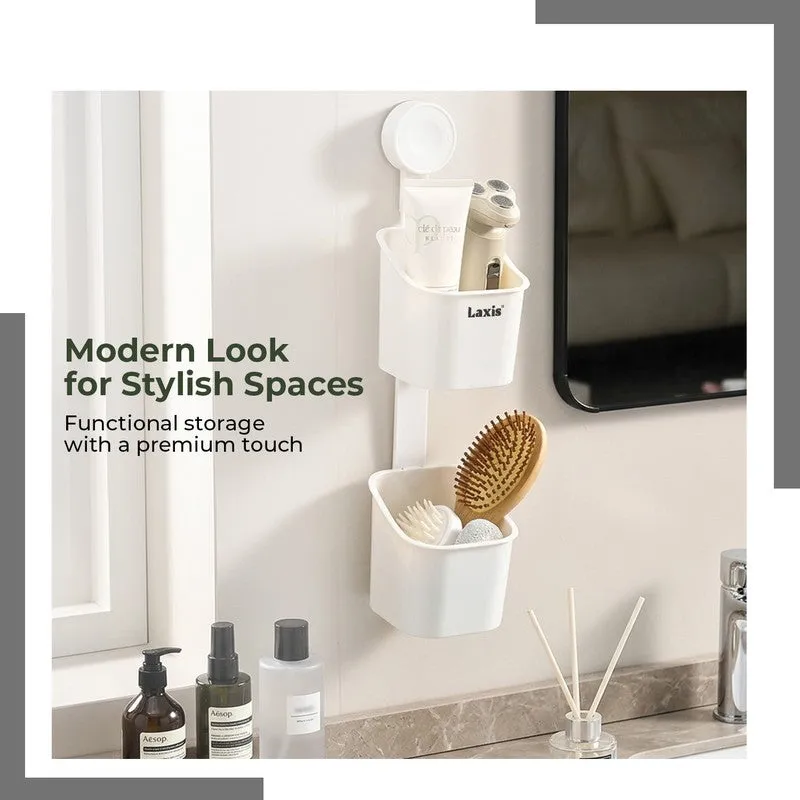 Laxis TierCraft White Plastic Racks - Set of Two media 5