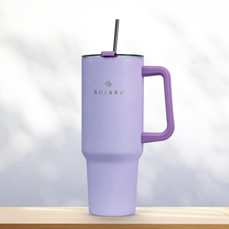 Solara Urban Chill Stainless Steel Tumbler (1200 mL) - Purple media 3