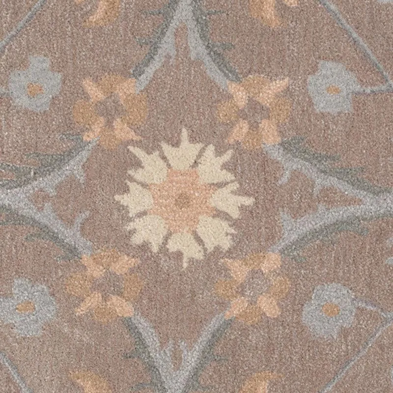 Awen Hand Tufted Ethnic Wool & Nylon Carpet - Grey media 6