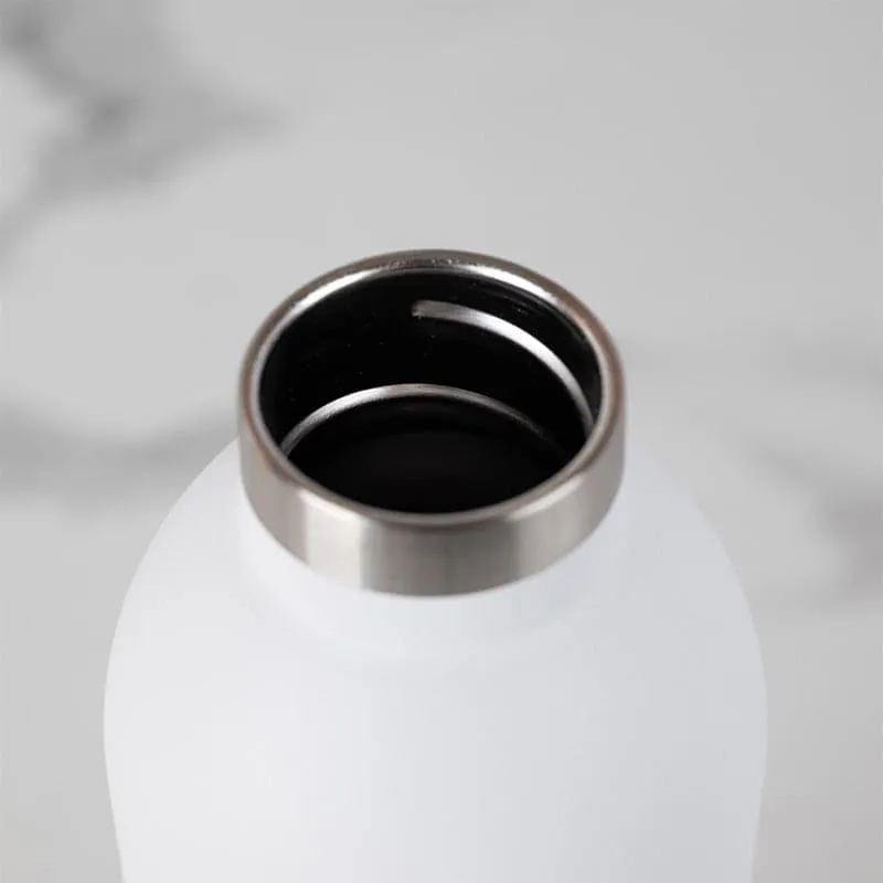 Gradient Hot & Cold Thermos Water Bottle (White & Grey, 620 mL Each) - Set Of Two media 4