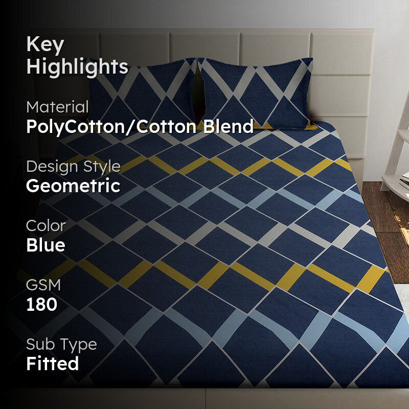 Frederika Fitted Bedsheet - 180 GSM media 2