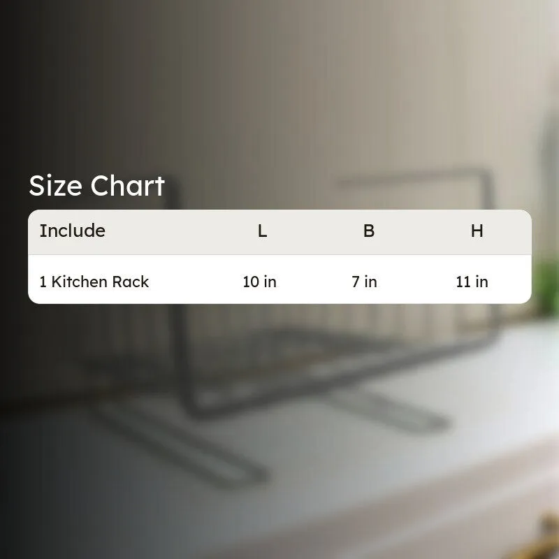 Ferrous Fun Kitchen Rack Shelf - Grey media 6
